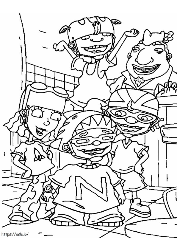 Rocket Power 1 coloring page