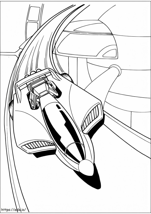 Hot Wheels 22 coloring page
