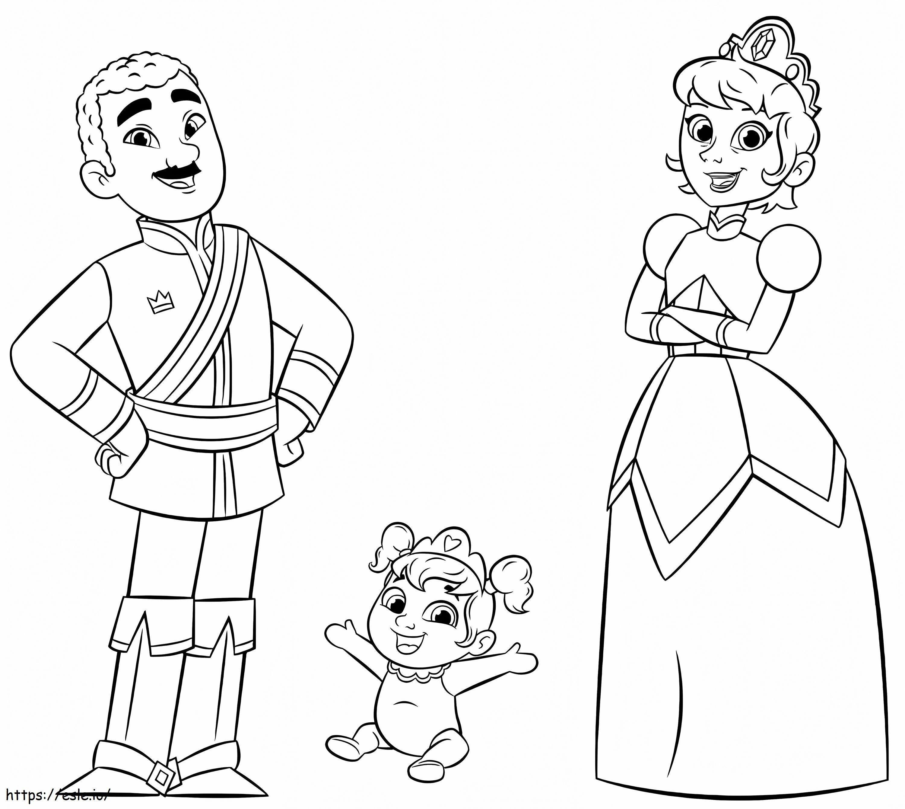 In The Family coloring page