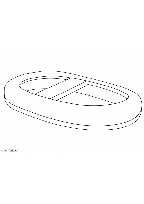 Life Raft coloring page