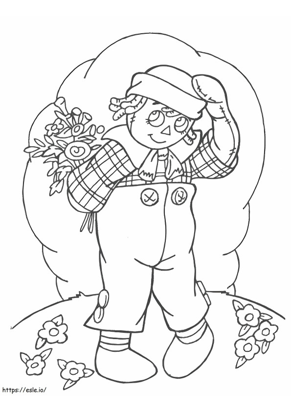 Raggedy Ann And Andy 11 coloring page