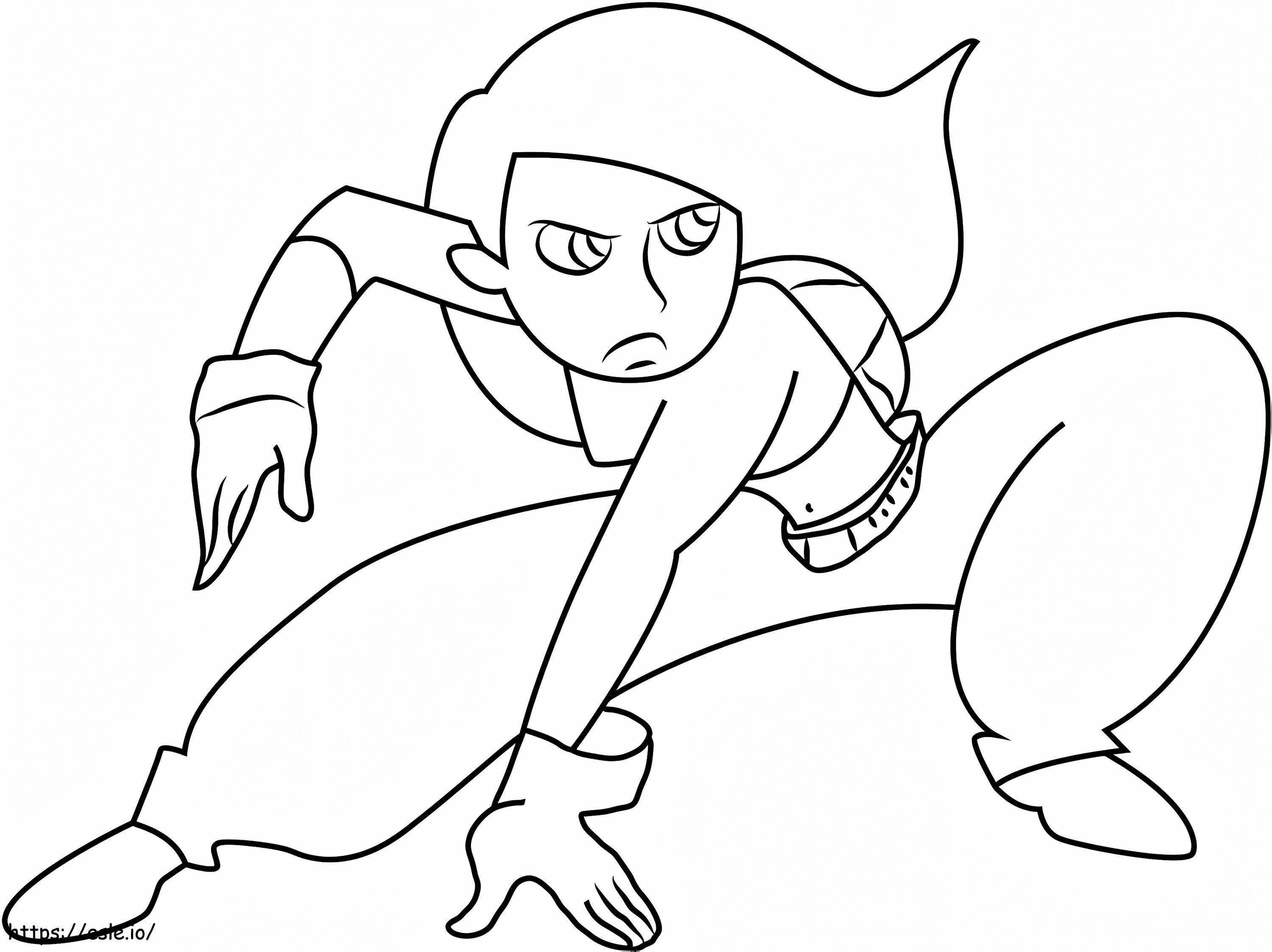 1532059291 Kim Possible In Battle A4 E1600350101263 coloring page