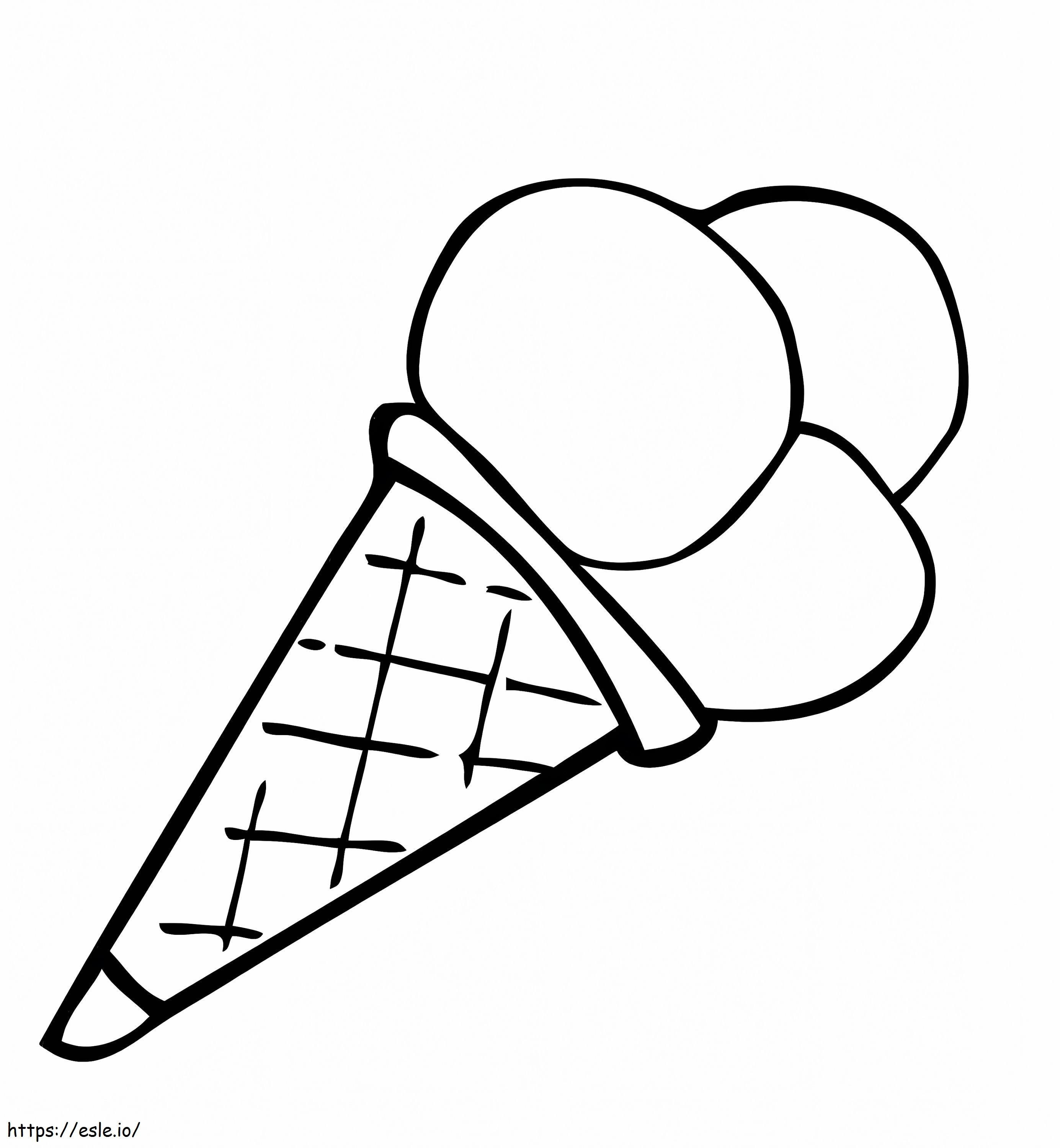 Înghețată foarte ușoară de colorat