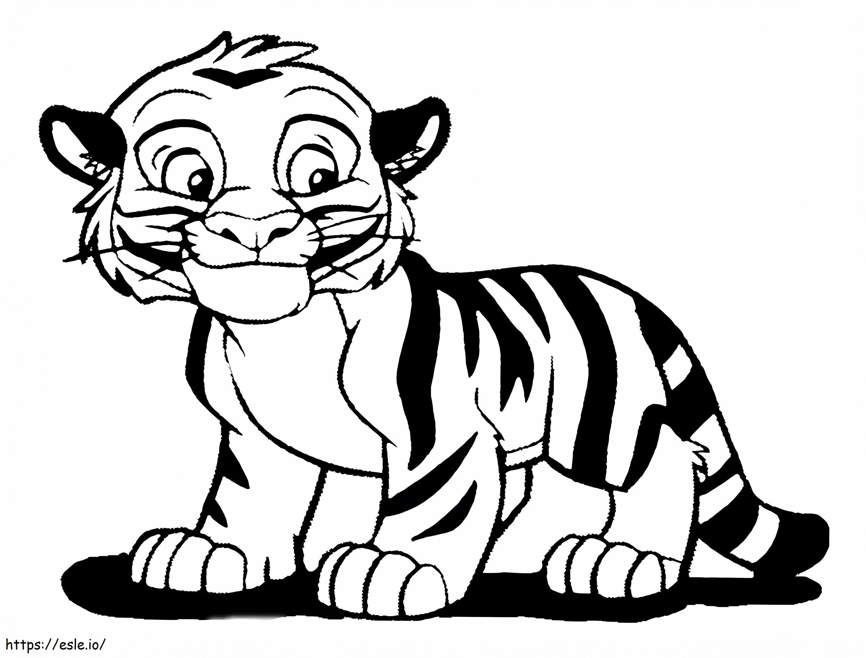 Coloriage 1528531284 Ummu extraordinaire en tigre à imprimer dessin