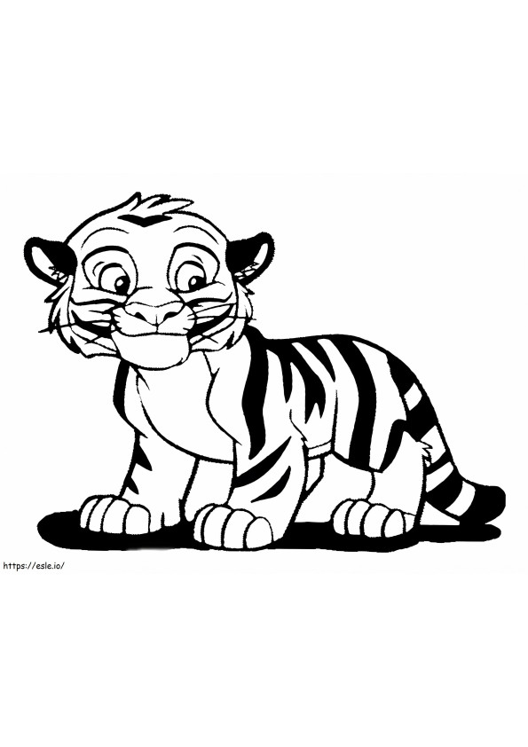 Coloriage 1528531284 Ummu extraordinaire en tigre à imprimer dessin