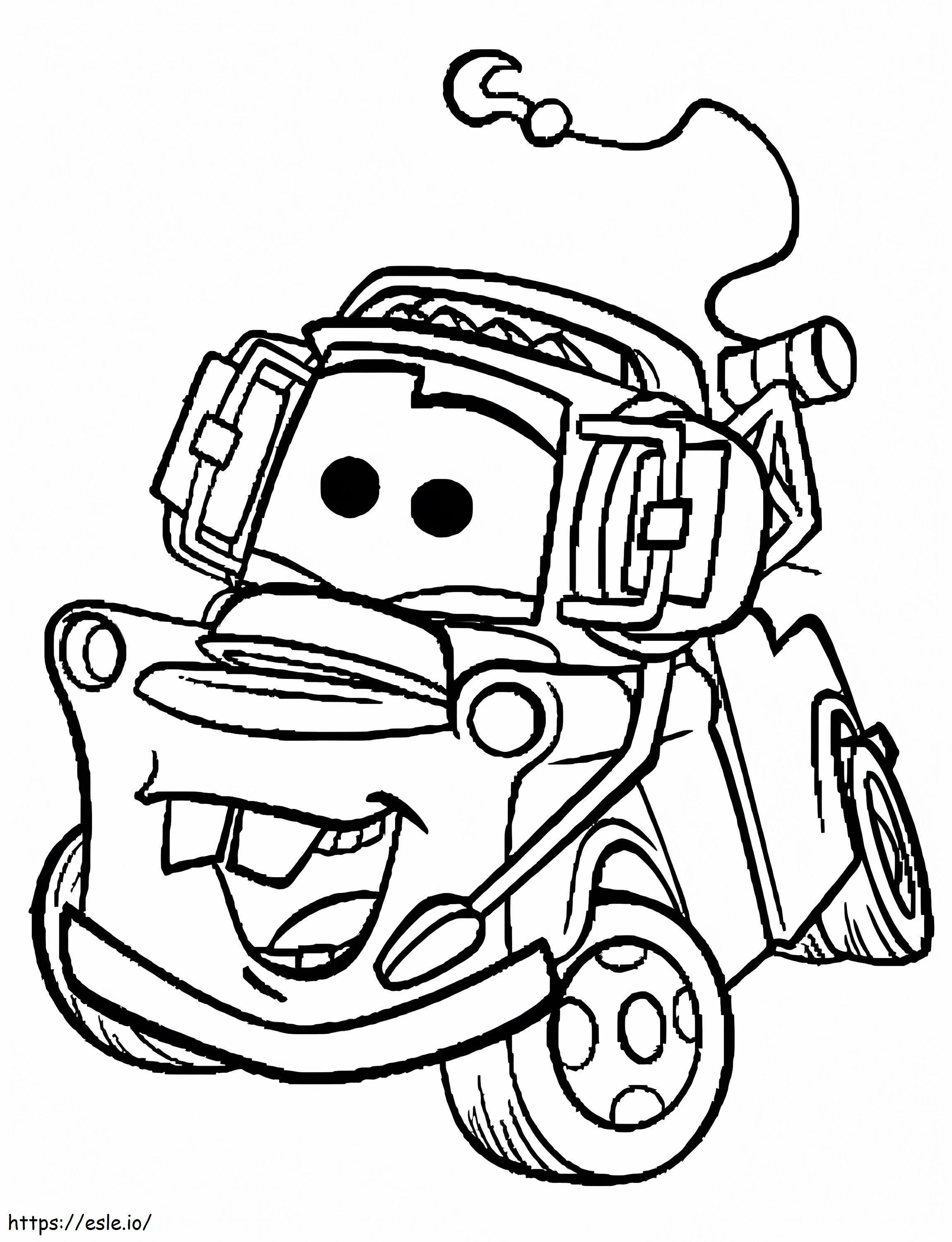 Free Tow Mater coloring page