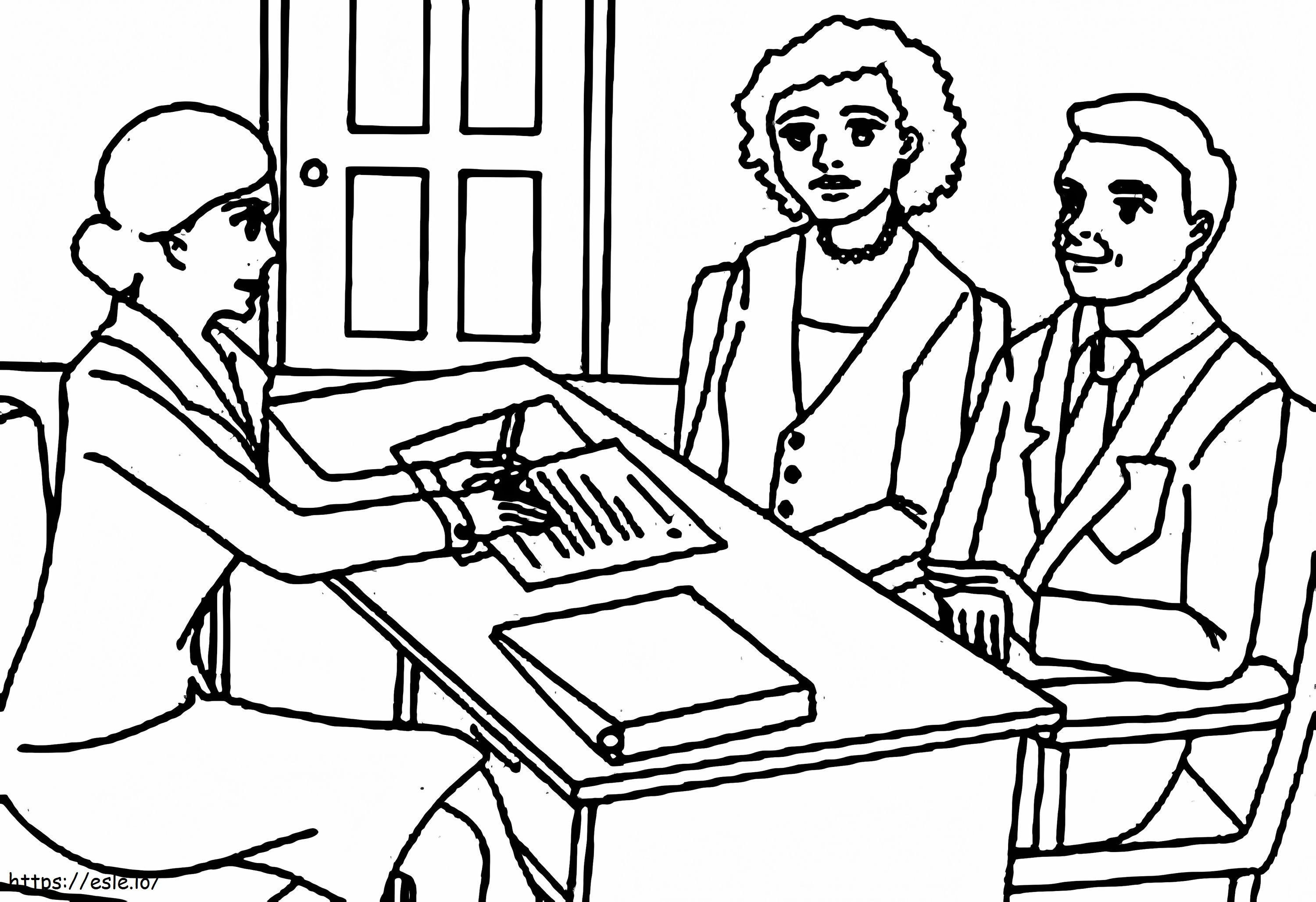 Lawyer 12 coloring page