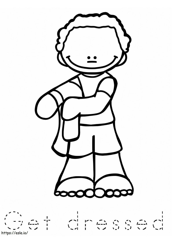 Get Dressed coloring page
