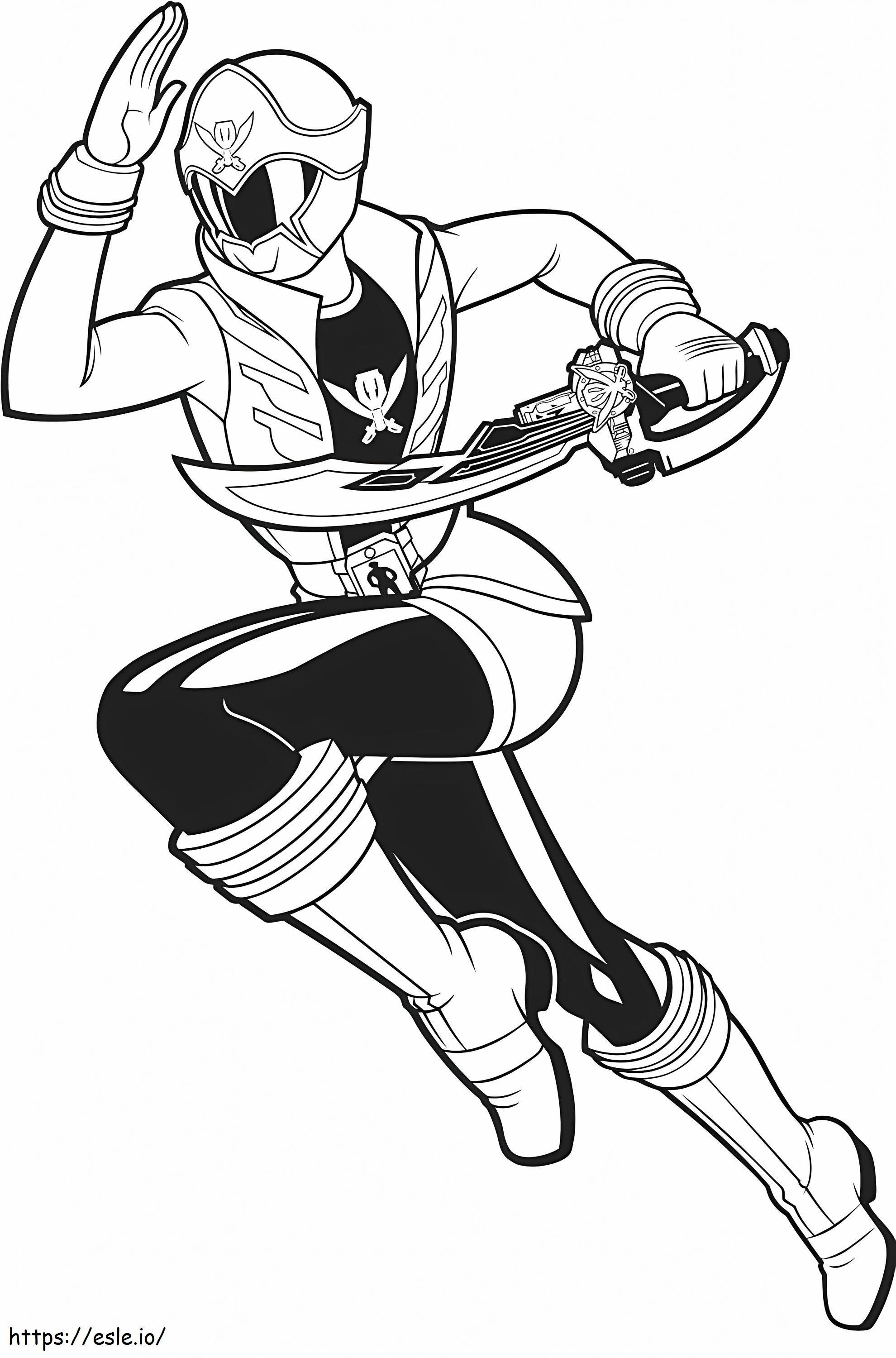 Power Rangers 18 coloring page