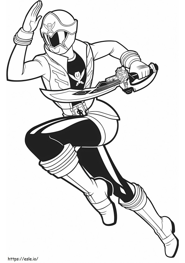 Coloriage Power Rangers 18 à imprimer dessin