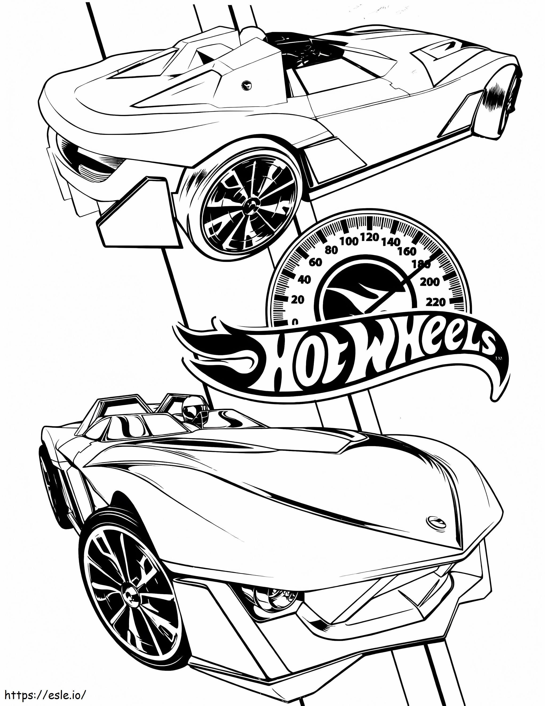 Hot Wheels 13 värityskuva