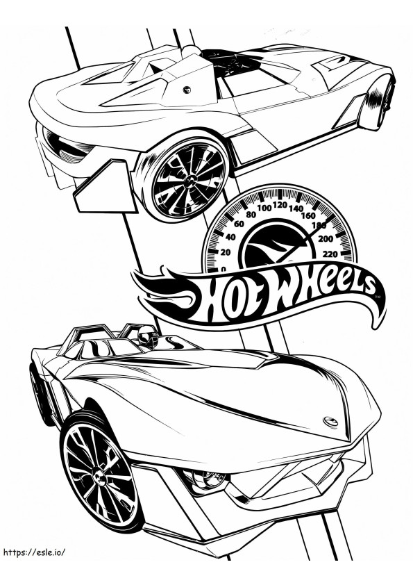 Hot Wheels 13 coloring page