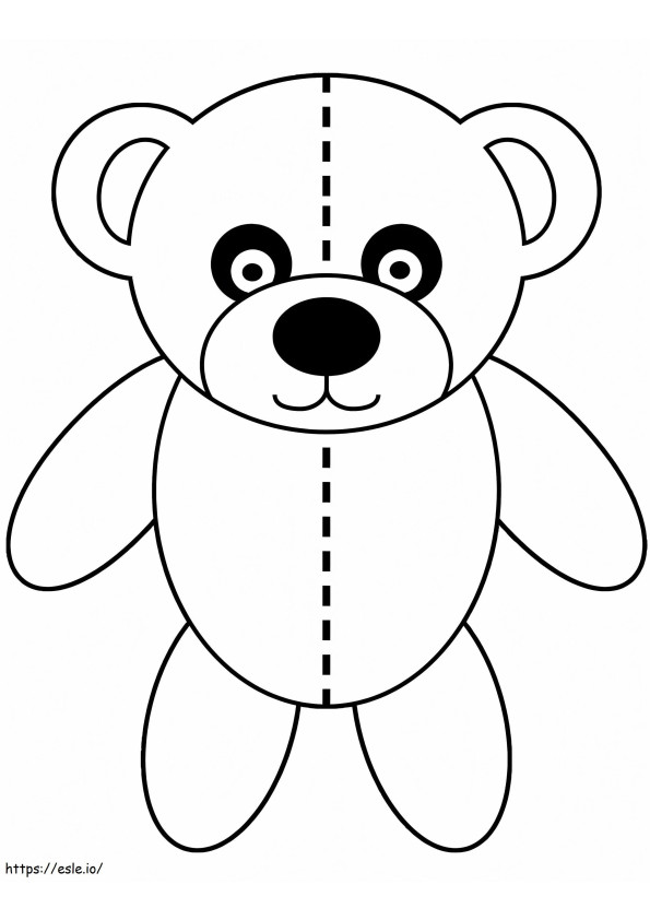 Teddybär kostenlos ausmalbilder
