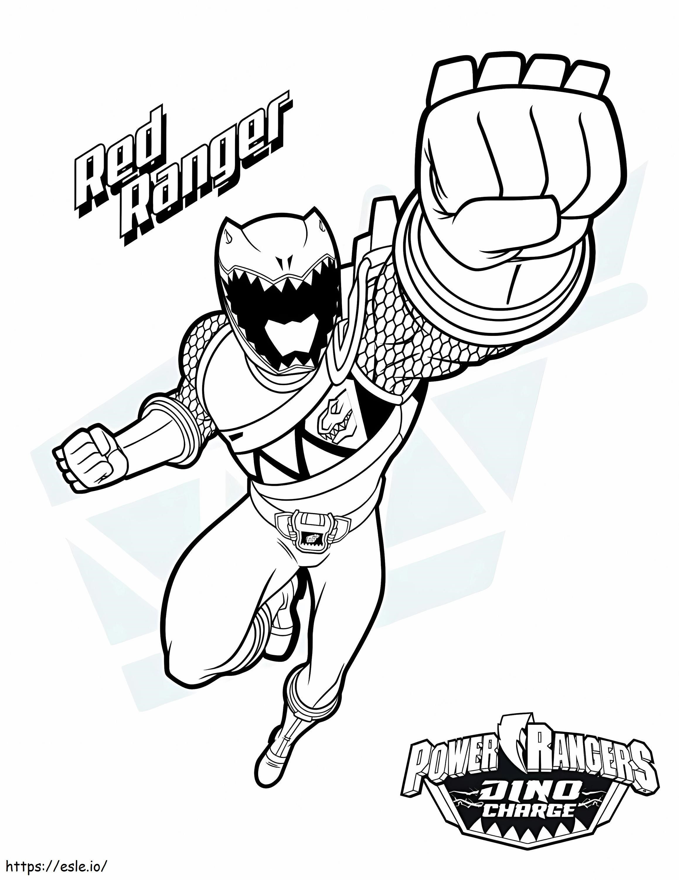 Coloriage Power Rangers 4 à imprimer dessin