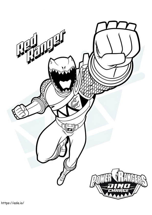 Coloriage Power Rangers 4 à imprimer dessin
