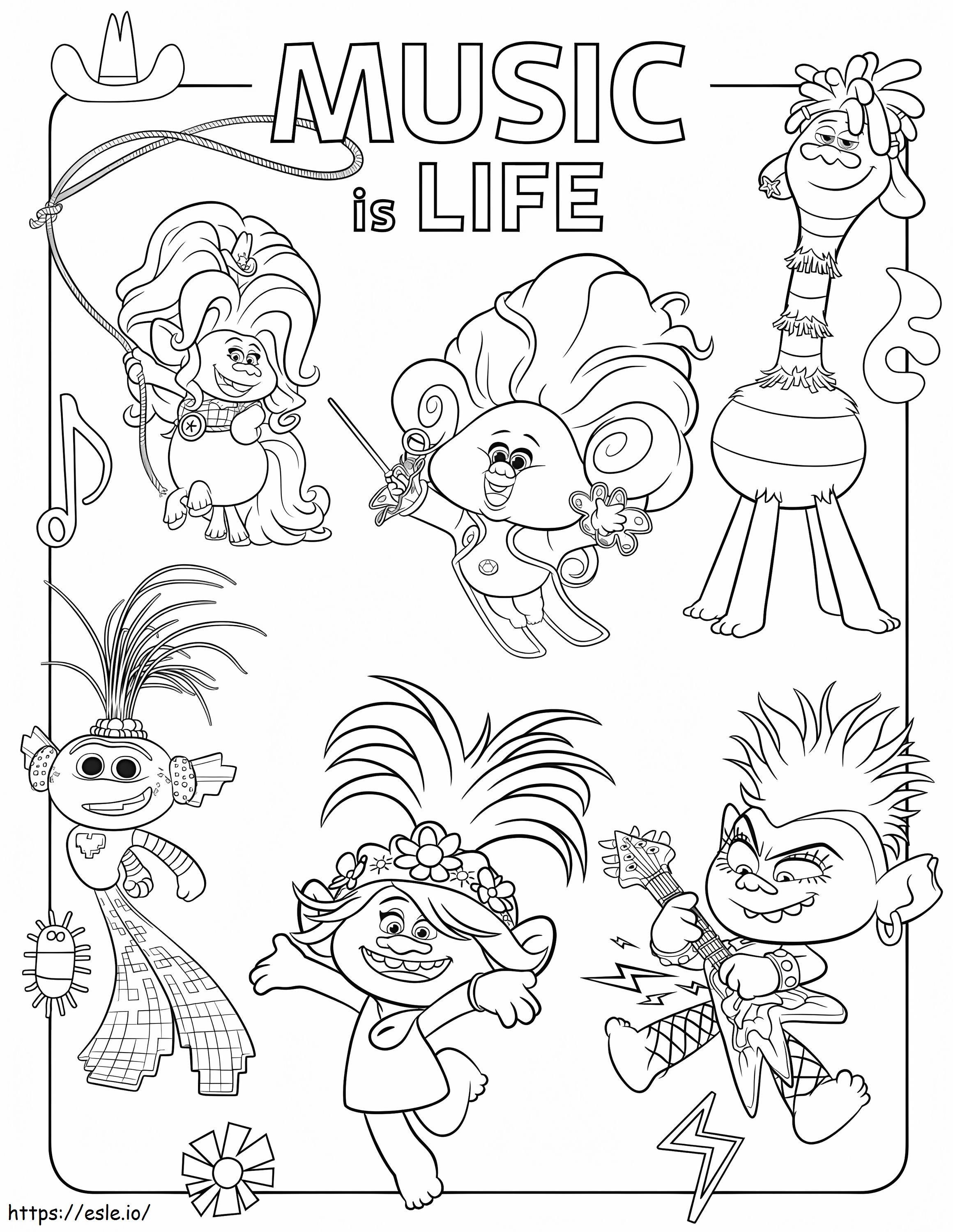1589186280 Wonder Day Trolls 12 coloring page