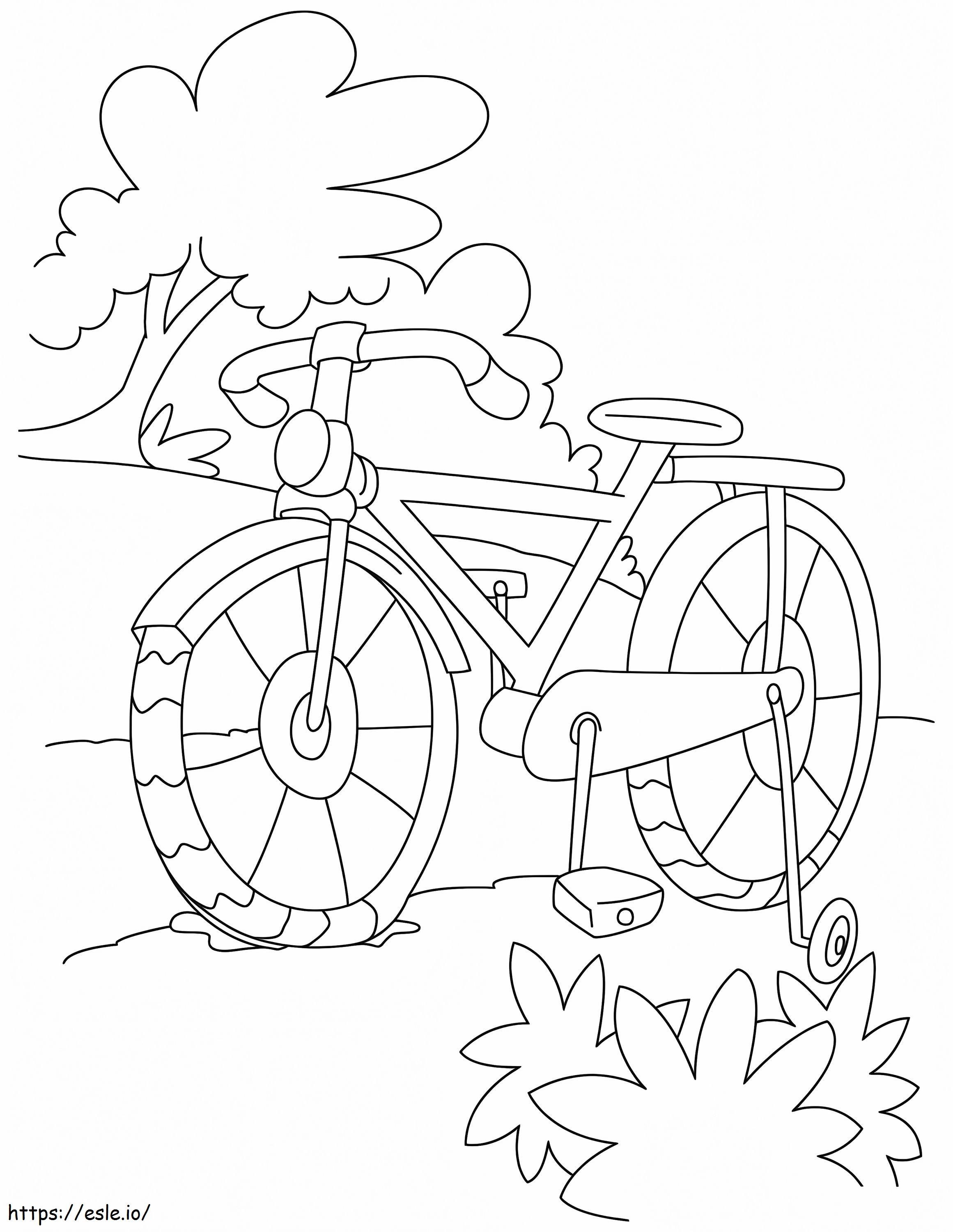 Desene De Colorat Biciclet Pentru Copii Gratie De Printat