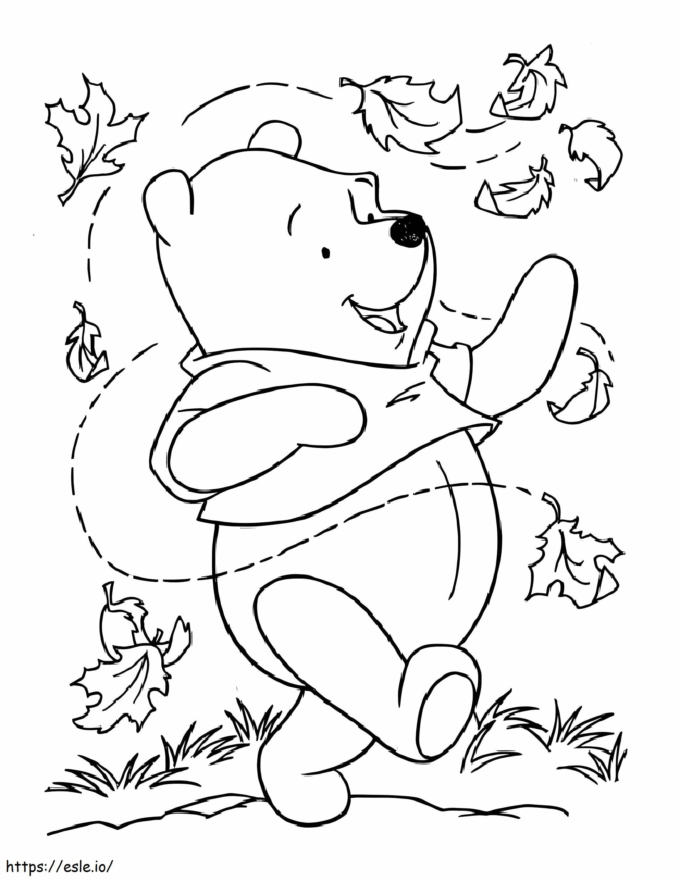 Grande Ursinho Pooh para colorir