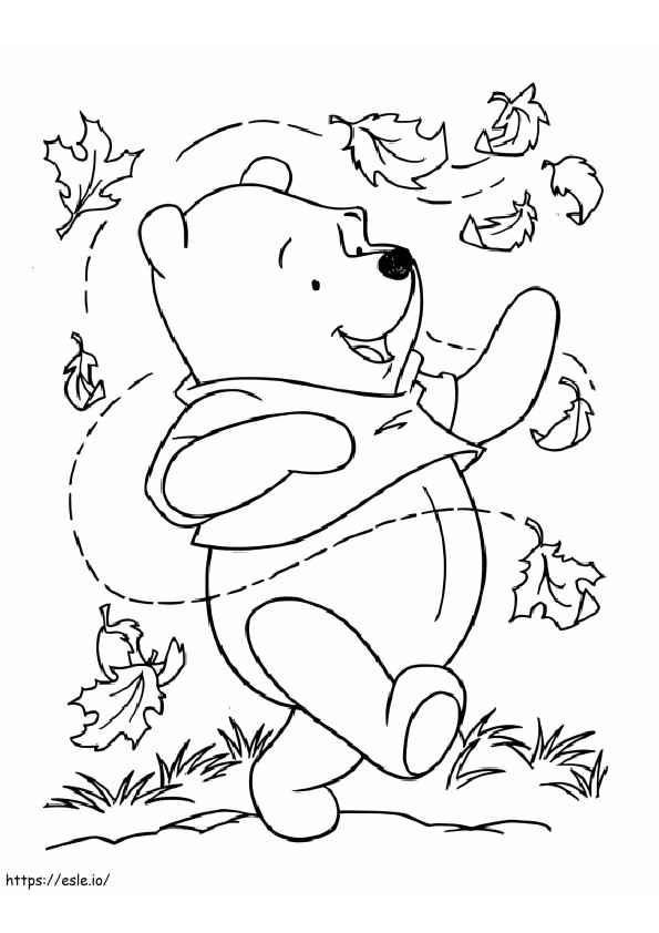 Grande Ursinho Pooh para colorir