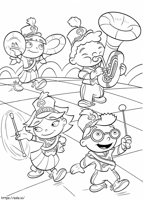 1536139713 Little Einsteins A4 coloring page