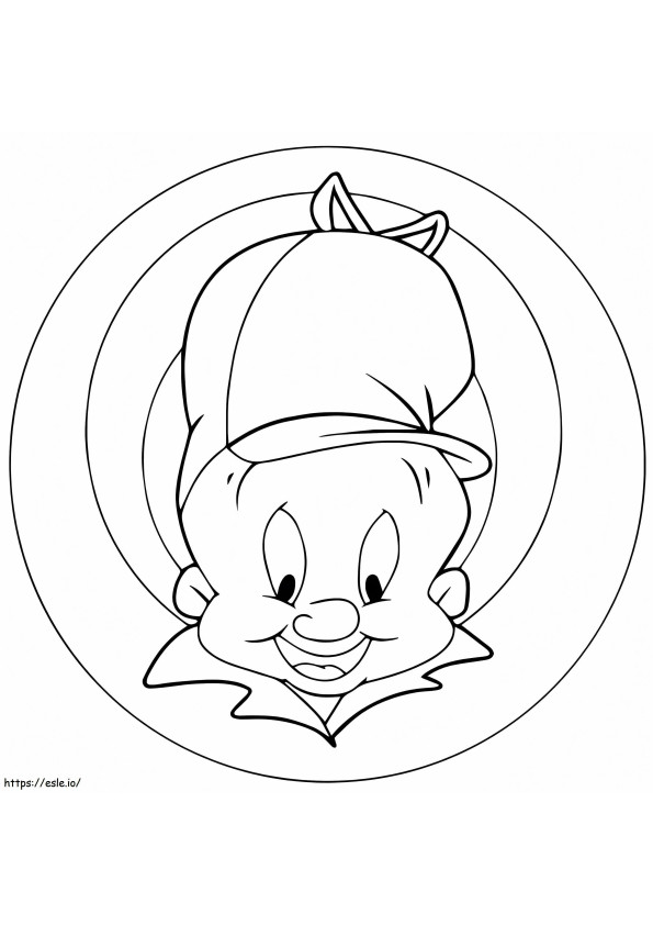 Looney Tunes Elmer Fudd kleurplaat