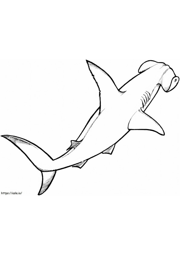 Coloriage 1541378397 Requin marteau 1 à imprimer dessin