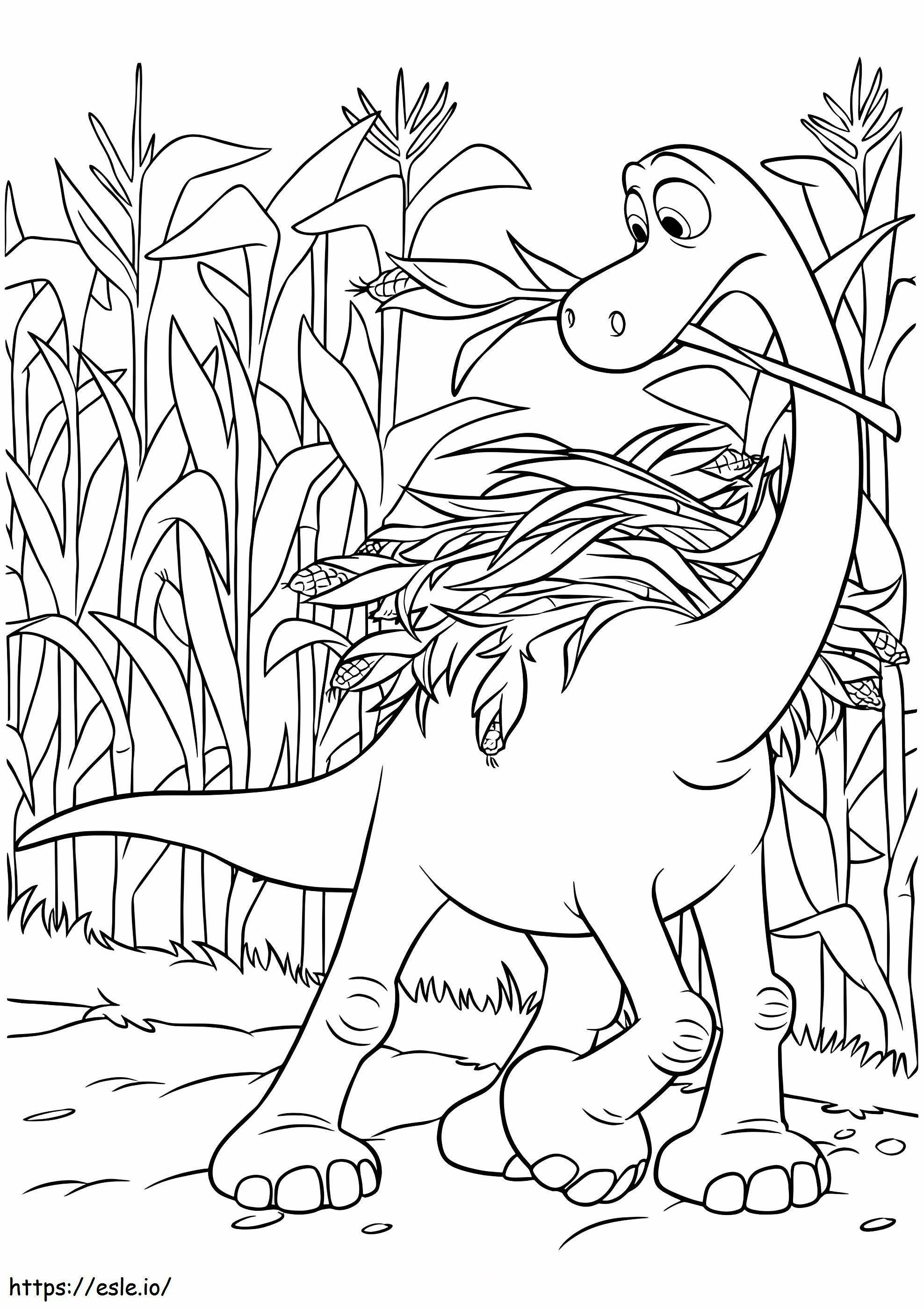 Arlo In The Cornfield coloring page