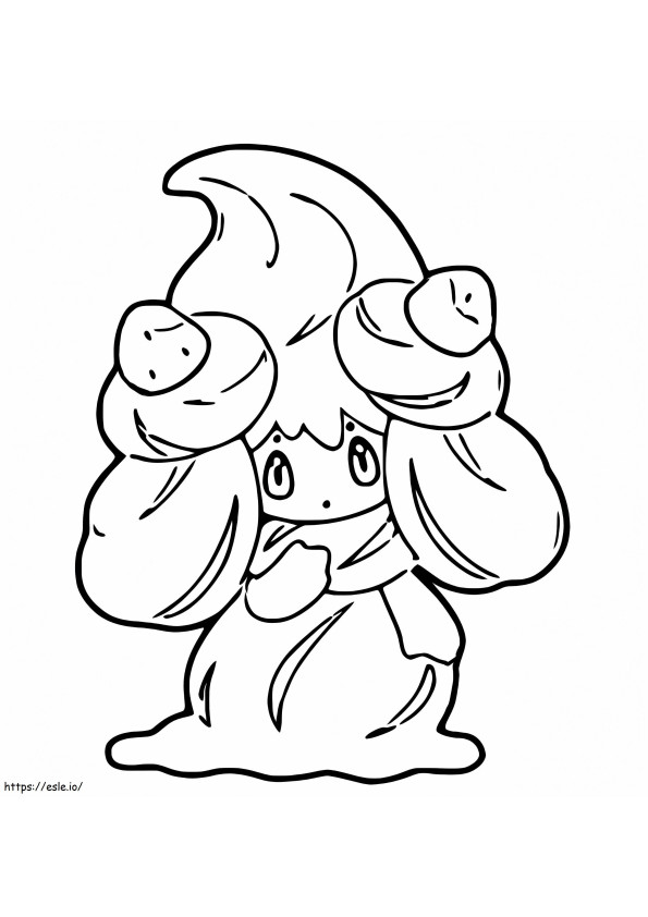 Alcremie Pokemon coloring page