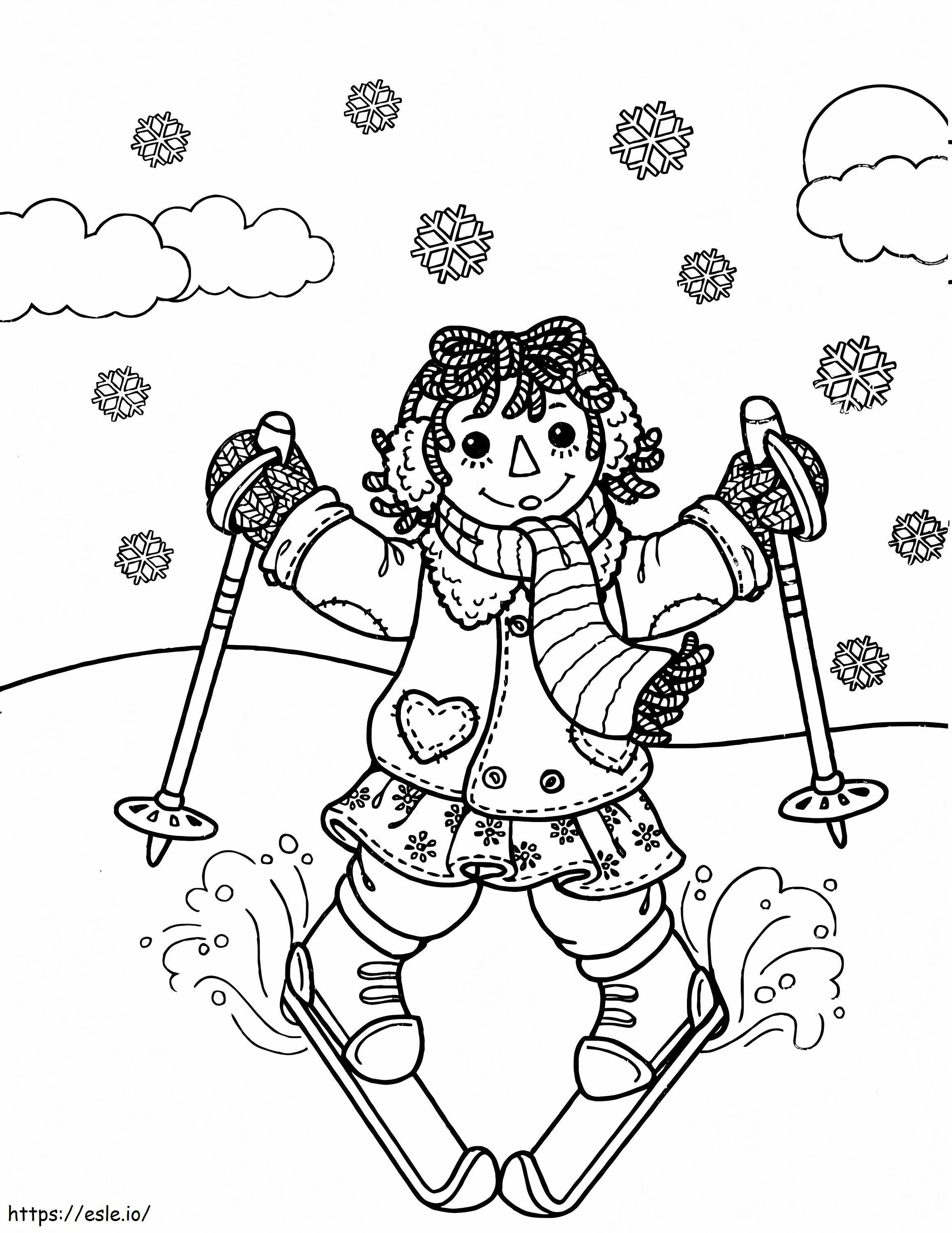 Raggedy Ann And Andy 16 coloring page