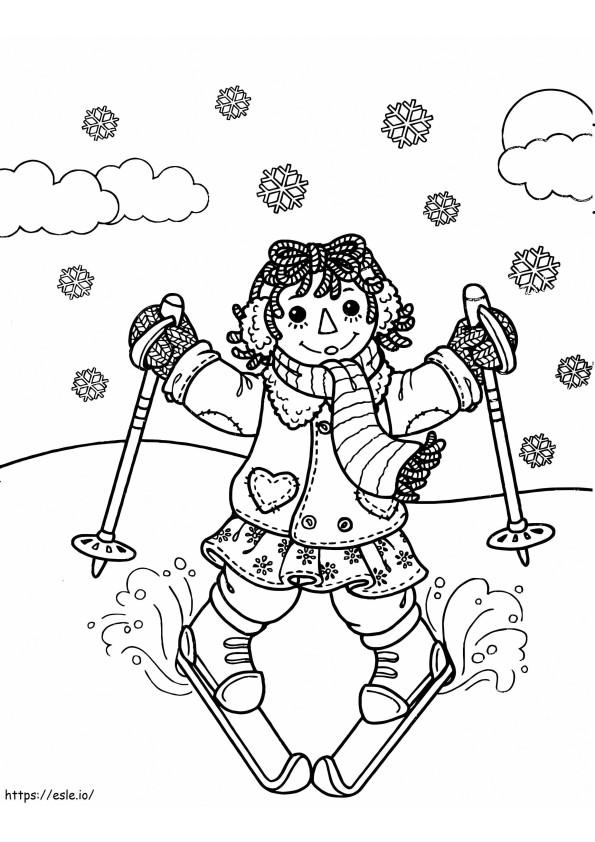 Raggedy Ann And Andy 16 coloring page