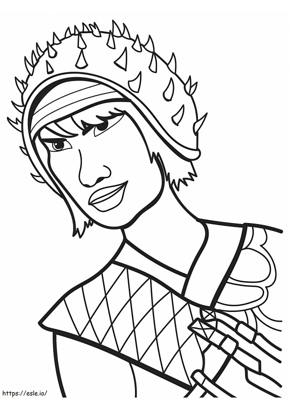 Girl From The Sea Beast coloring page