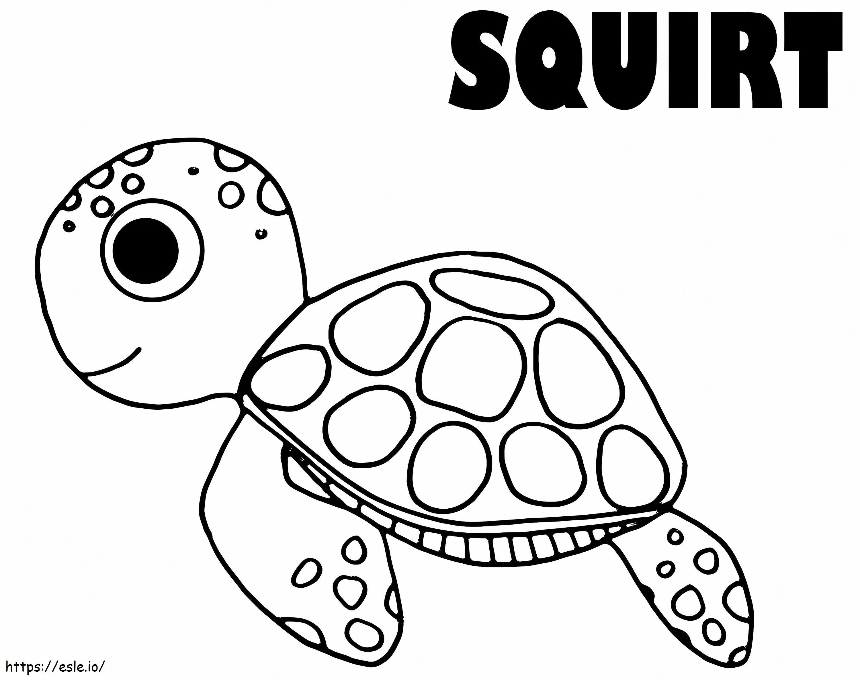Printable Squirt coloring page