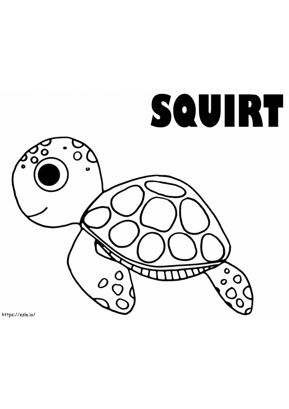 Printable Squirt coloring page