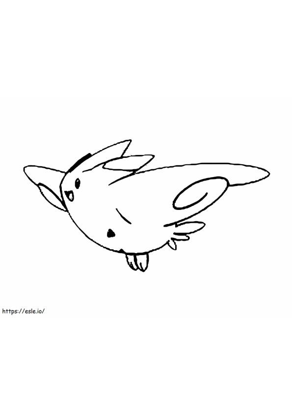 Togekiss Gen 4 Pokemon coloring page