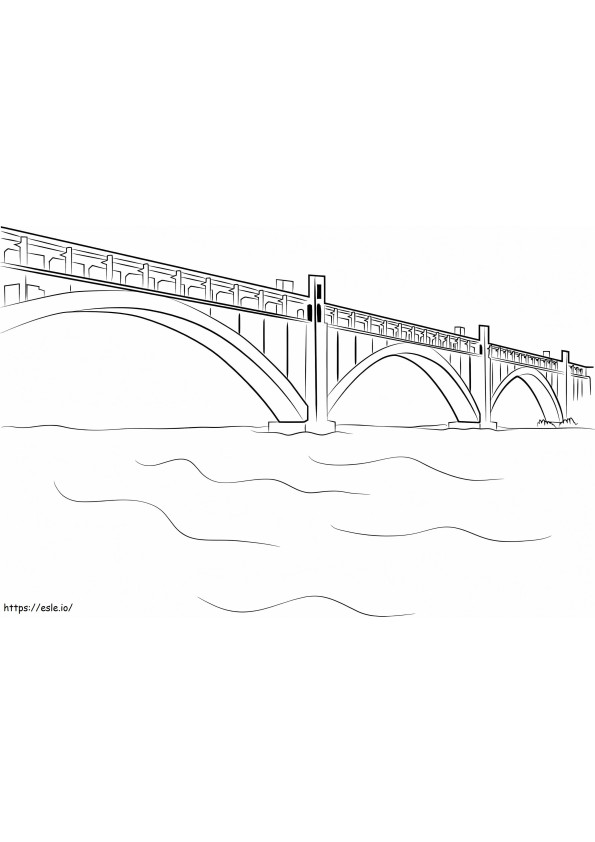 Big Bridge coloring page