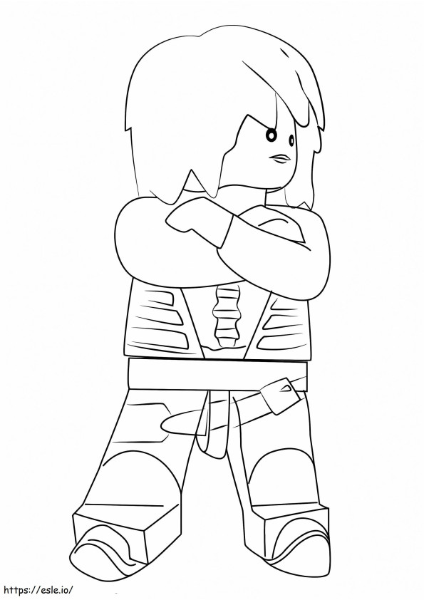 Chamille From Ninjago coloring page