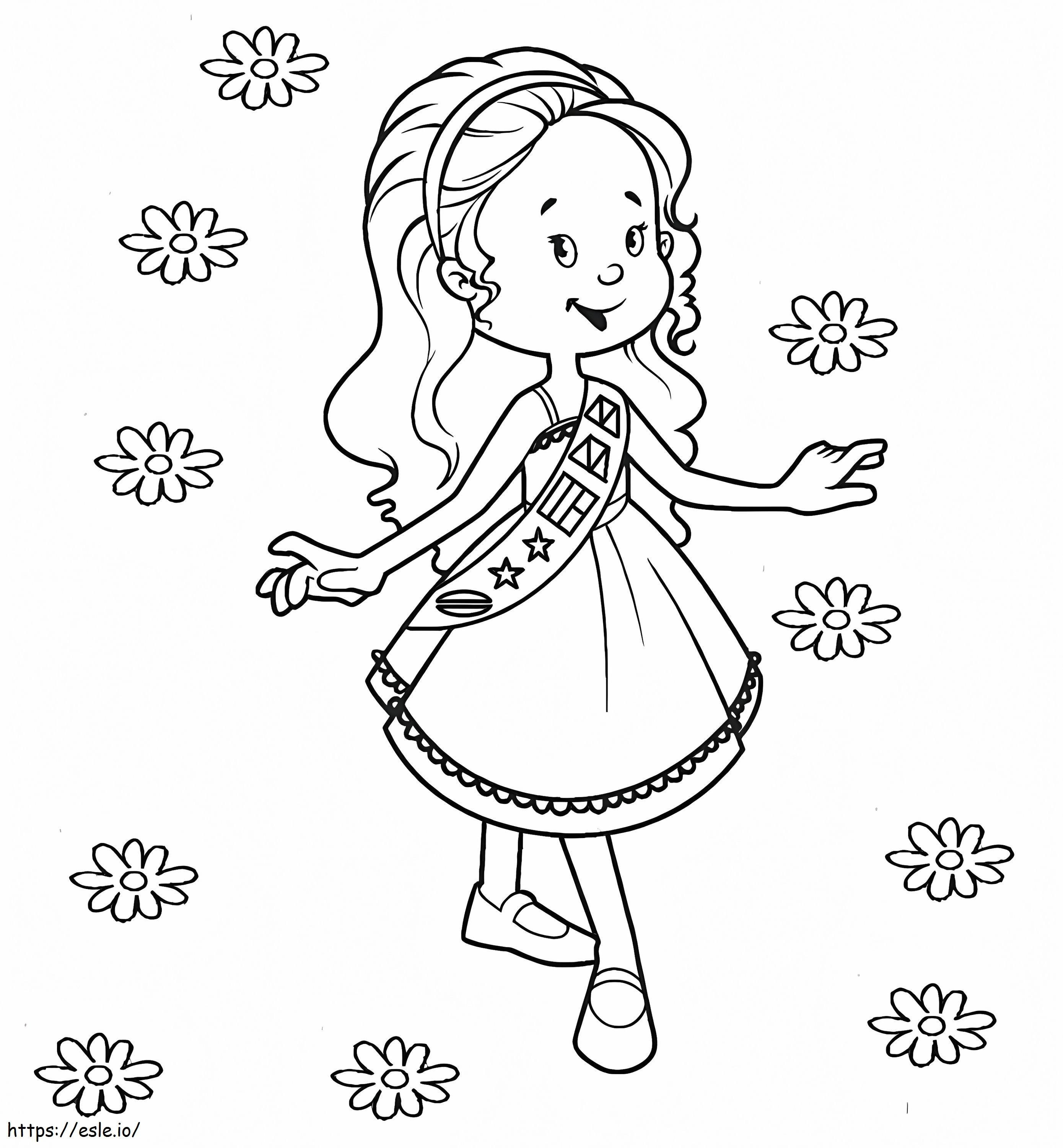 Girl Scout 4 coloring page