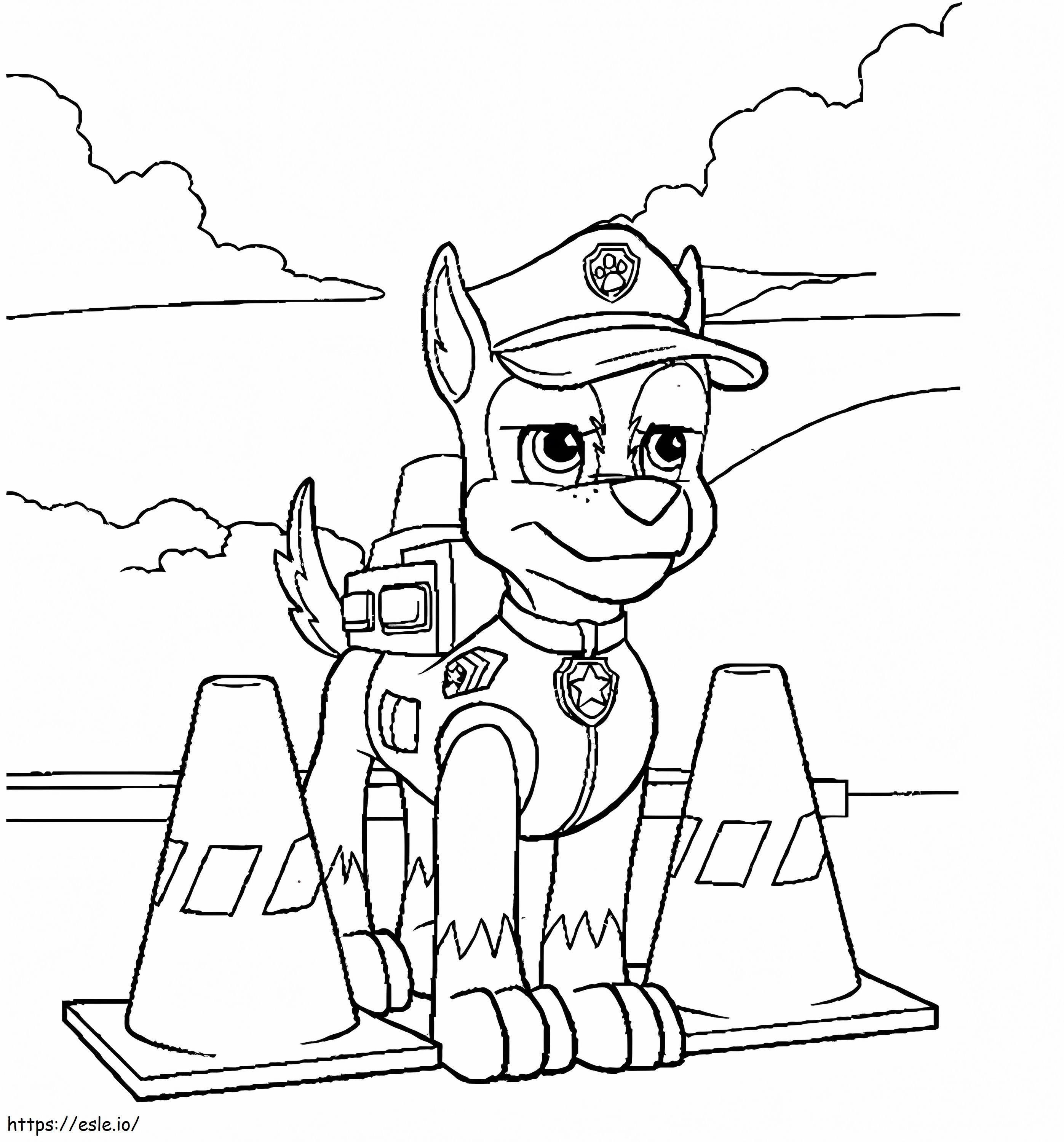 Chase Paw Patrol 31 coloring page