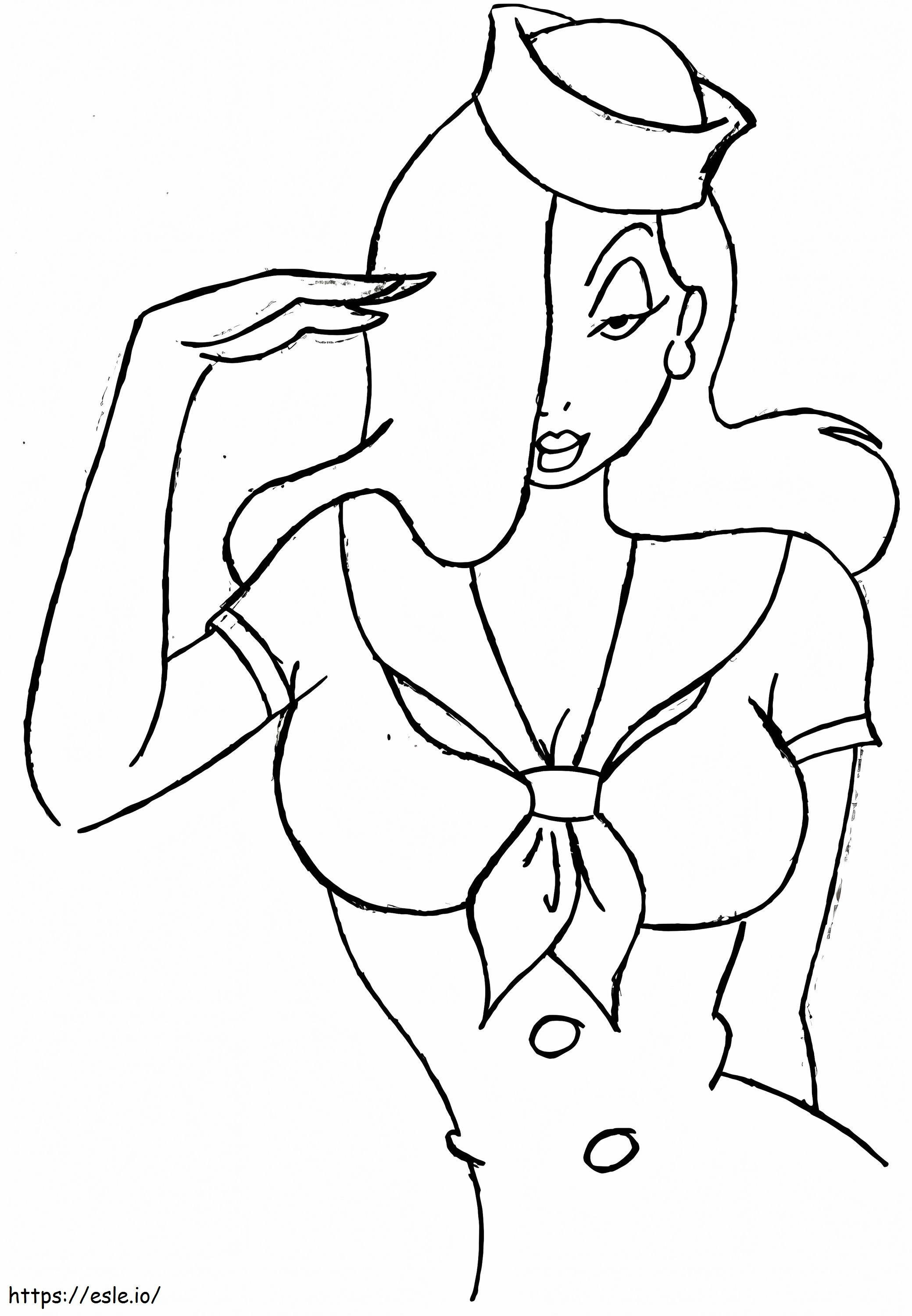 Jessica Rabbit Is Hot coloring page