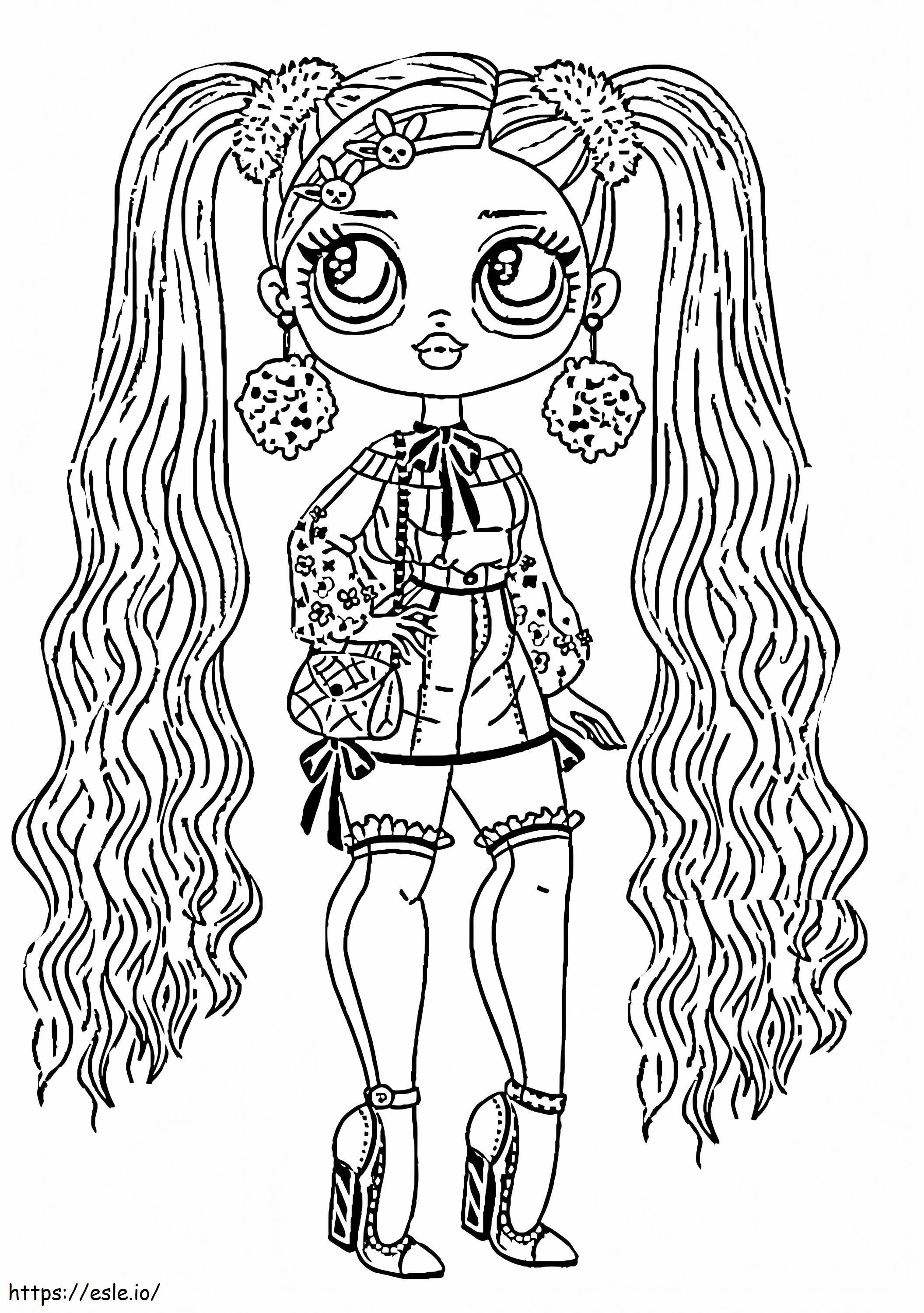 LOL OMG Easter Coloring Page LOL OMG Easter Coloring Page