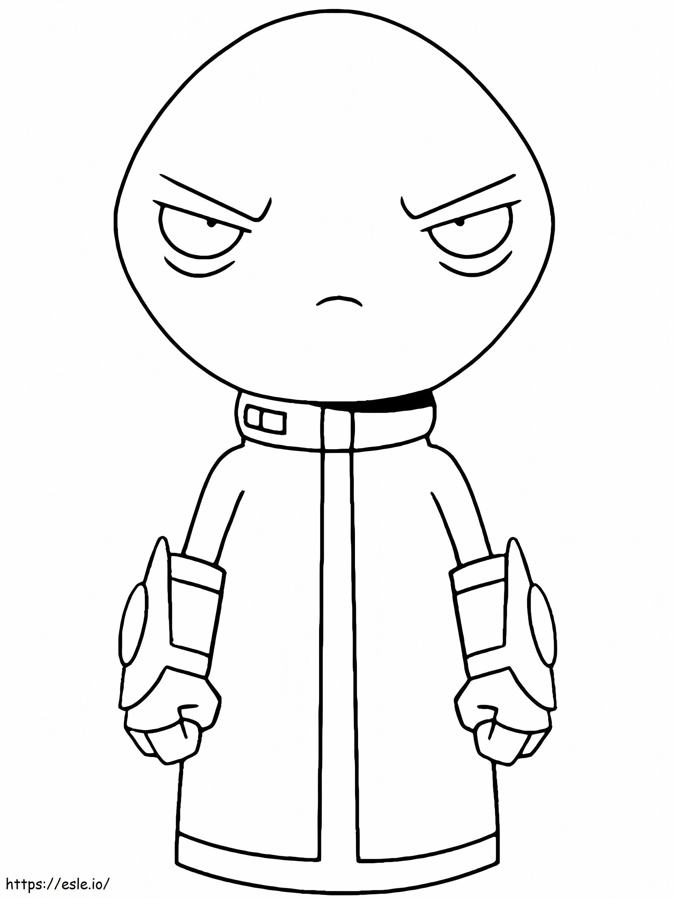 Lord Commander From Final Space coloring page