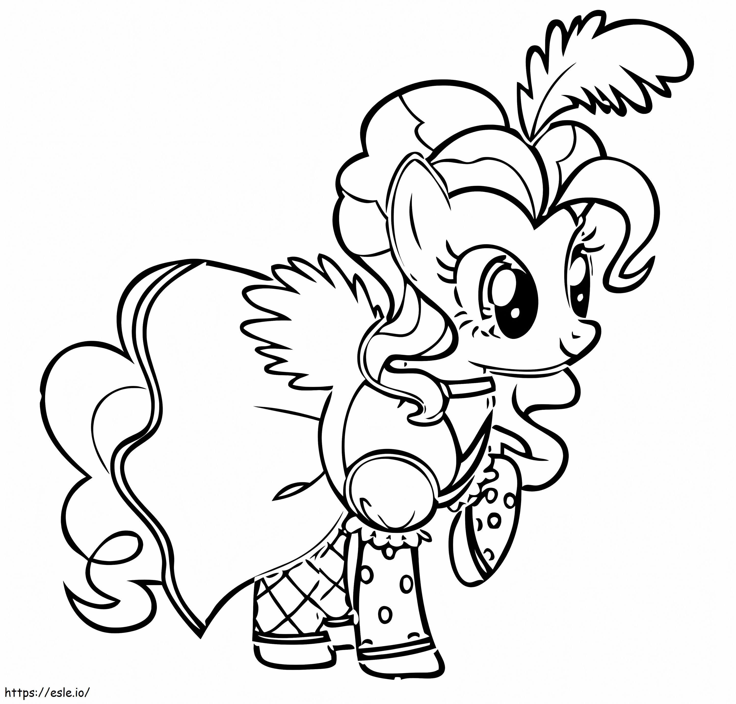 Awesome Pinkie Pie coloring page