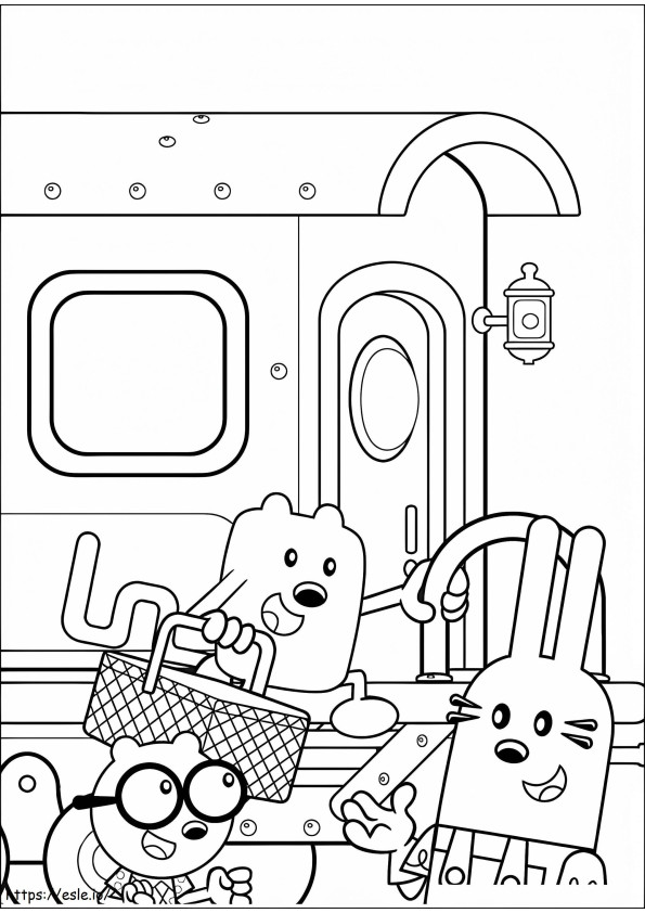 Print Wow Wow Wubbzy coloring page