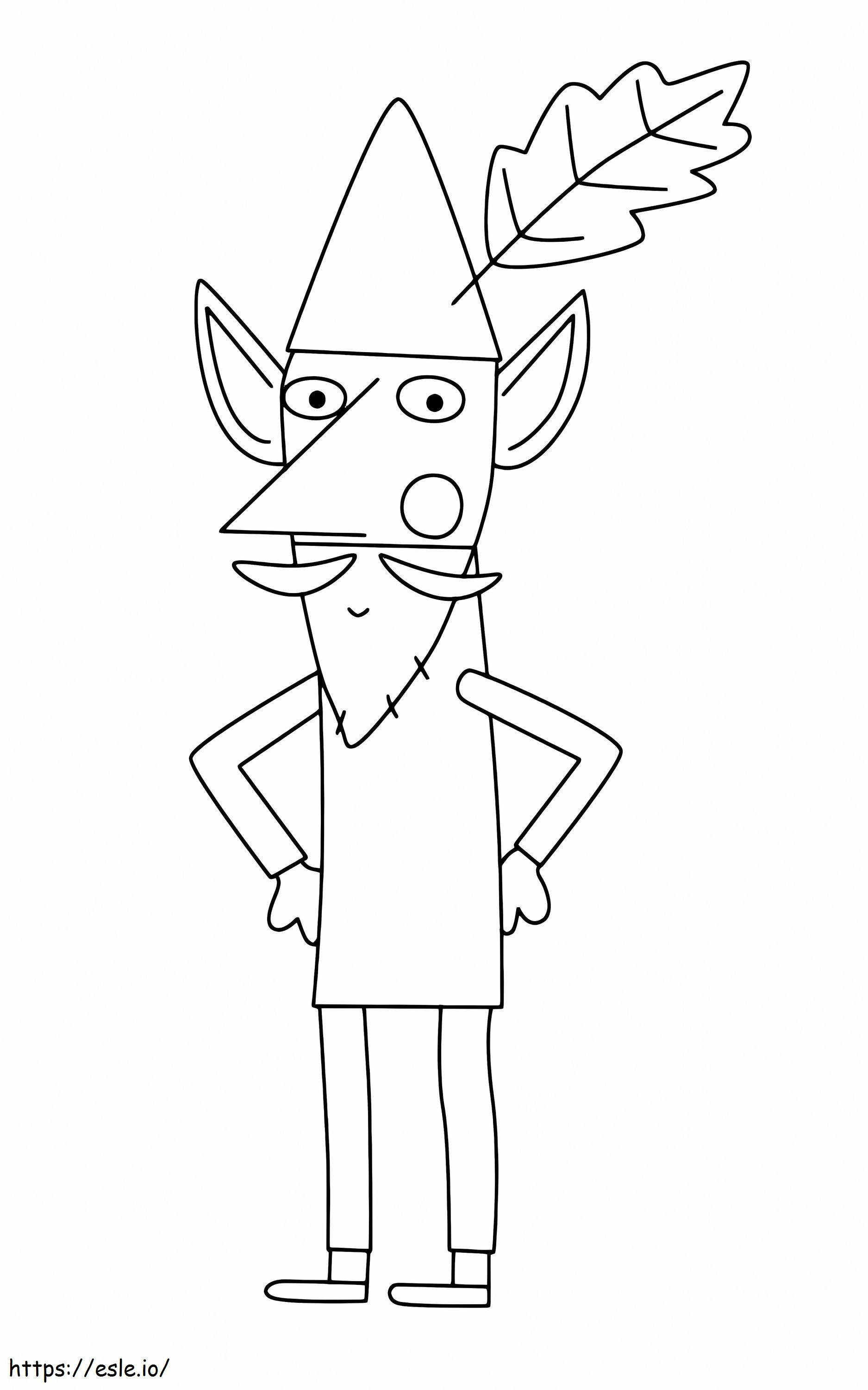 1559532497 Wise Old Elf A4 coloring page