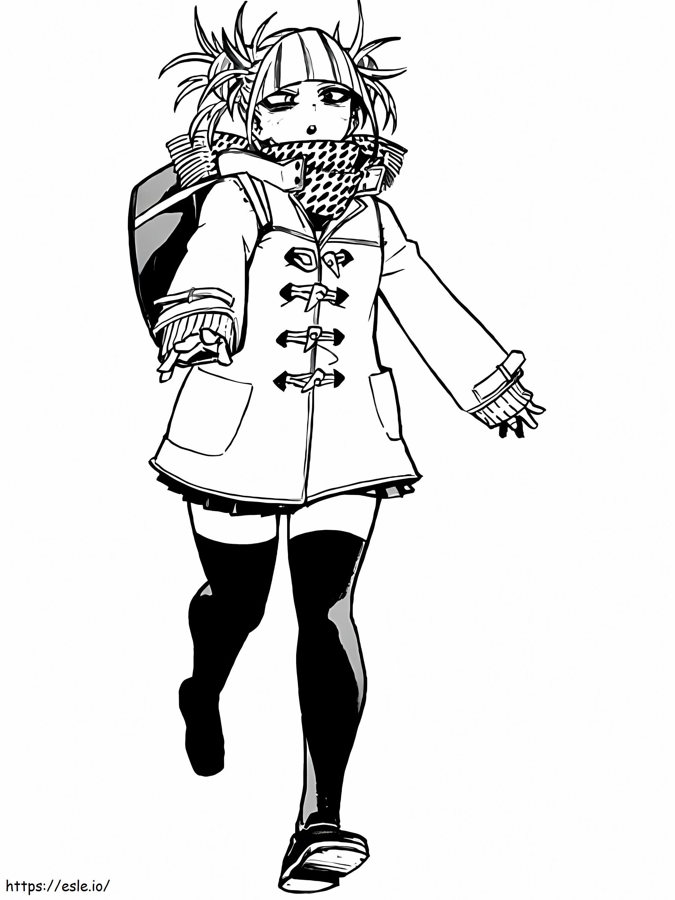 Print Himiko Toga coloring page