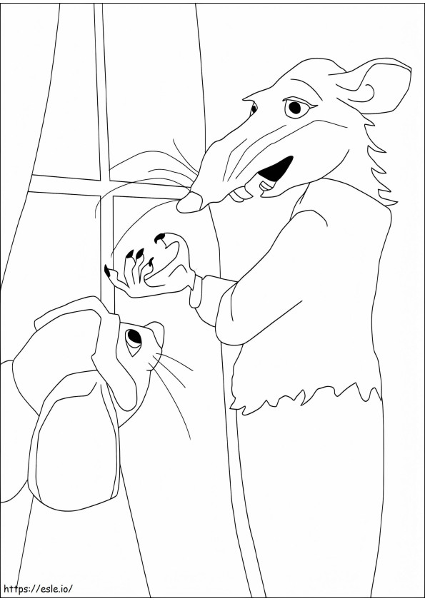 The Tale Of Despereaux 5 coloring page