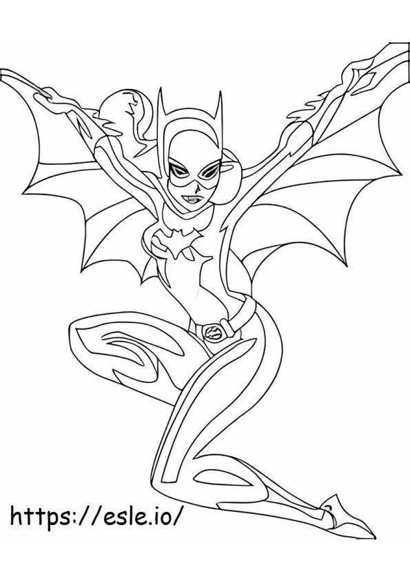 Bat Girl With Wings