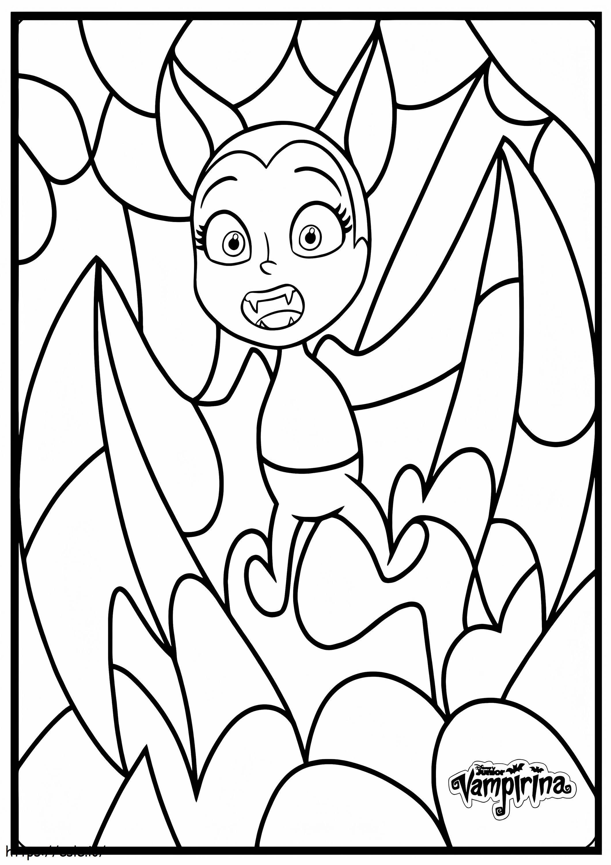 Coloriage 1580372959 Chauve-souris Disney imprimable Vampirina à imprimer dessin