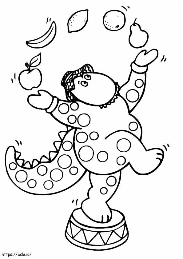 Wiggles 2 coloring page