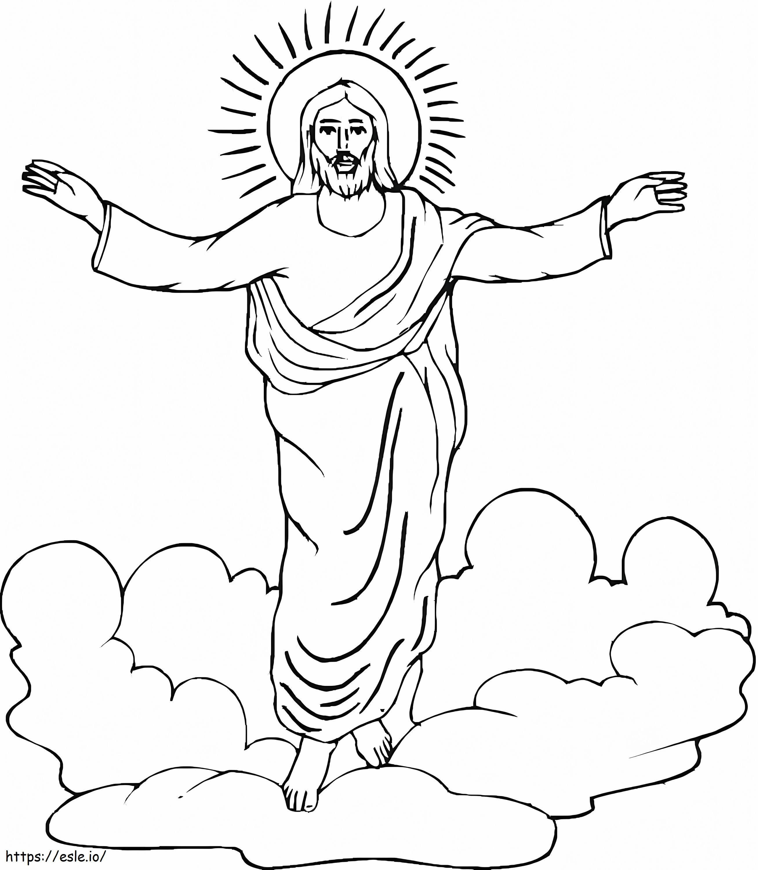 The Resurrection Of Jesus coloring page